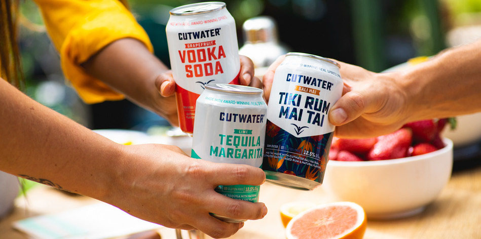 Cutwater Spirits, the most awarded canned cocktail brand in the U.S.